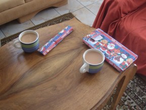 Christmas Morning (last cups of English tea).