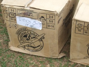 Operation Christmas child boxes