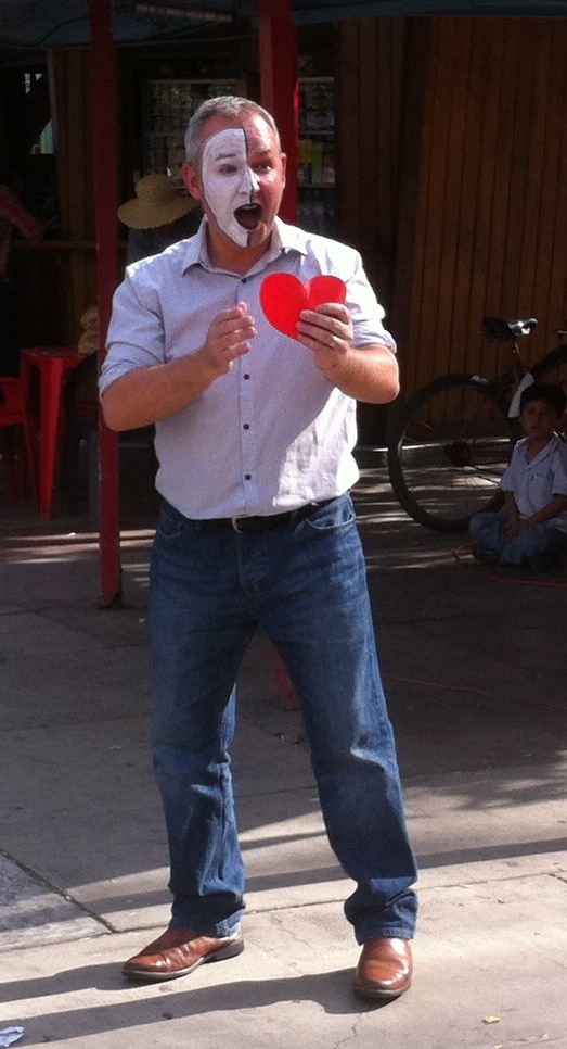 The good old Heart Sketch performed on the day of the pedestrian.