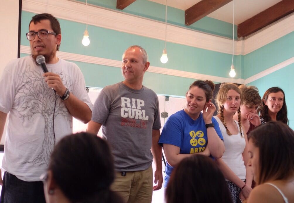 We had the opportunity to speak at a church called Kairos in Santa Cruz about Servanthood. A group from the church took part in some training and then came to help us when we visited a number of youth prisons in the area.